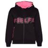 A2Z 4 Kids Boys' Girls' Designer Selfie Print Tracksuit - T.S Selfie 003 Black Neon Pink 13 view 2