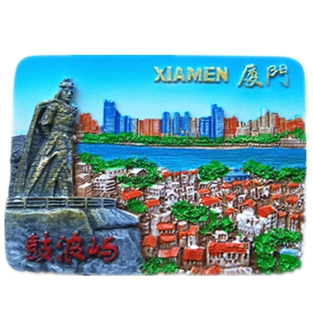 Kulangsu Xiamen Amoy China Refrigerator Magnet, 3D Resin Travel Souvenir (Xiamen3)
