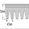 ConCar V-Ribbed Belt Profile: 8 PL, 2565 mm / 1010 L, Standard: DIN 7867 view 2