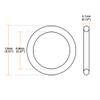 Sourcing Map 20-Piece 13 mm OD x 6.8 mm ID Nitrile Rubber O-Ring Set view 3