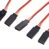 Sharplace 5-Piece Male-to-Female 3-Pin Servo Extension Cables, Futaba/JR Plugs, 150 mm view 3