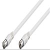 Goobay Antenna Cable, Class A+, 95 dB, Triple-Shielded, 5 m, White view 1