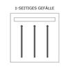 VBChome Tileable Shower Element 130+50 x 80 x 5/10.5 cm, Extra-Flat Shower Board, 8 cm Drain, PLATE Cover, BASE S1 view 3