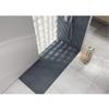 VBChome Tileable Shower Element 130+50 x 80 x 5/10.5 cm, Extra-Flat Shower Board, 8 cm Drain, PLATE Cover, BASE S1 view 4