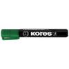 KORES K Marker Permanent Markers, Chisel Tip, Green, 3 Pack view 1