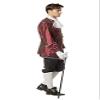TH-MP Elegant Marquis Baroque Men's Costume, Burgundy, Size 52 view 3