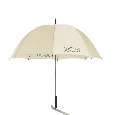 JuCad Golf Telescopic Umbrella with Pin, Beige