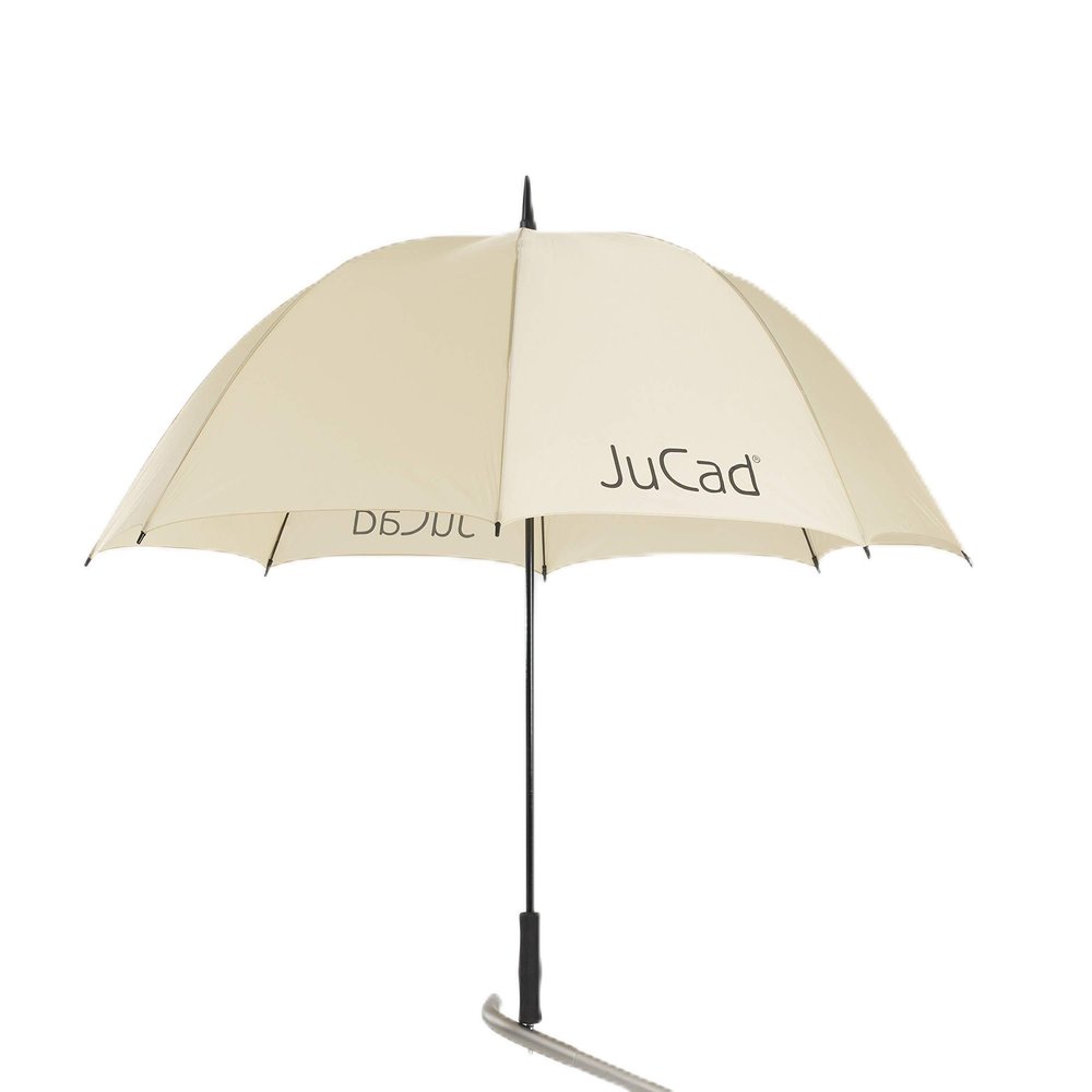 JuCad Golf Telescopic Umbrella with Pin, Beige