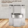Stainless Steel Toilet Door Lock with Occupancy Indicator view 4