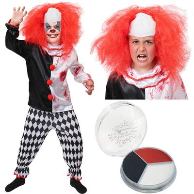 I LOVE FANCY DRESS Children's Horror Clown Costume, XL
