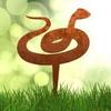 Menovus Rust Snake Decoration view 2
