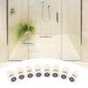 8 Brass and ABS Shower Door Rollers, 23 mm view 4