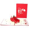 Paper Spiritz Christmas Tree Cards, Santa Claus Pop-Up Greeting Card view 3