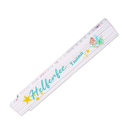 Folding Rule with Name Tuana and Helper Fairy Design