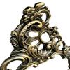 Black and Gold Wall Mirror with Console and Shelf, Baroque Antique Style view 3