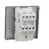 Schneider Electric NU326230S Unica 2-Pole Illuminated Switch, 2 Modules, Aluminum view 2
