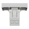 Schneider Electric NU326230S Unica 2-Pole Illuminated Switch, 2 Modules, Aluminum view 3