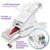 4-Pack Tool-Free RJ45 Cat 6 Network Plugs view 4