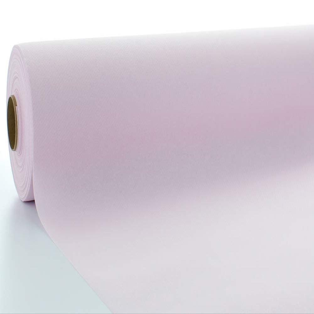 Mank Solid-Color Tablecloth Roll, Light Pink, 80 cm x 40 m