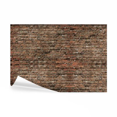 decomonkey Self-Adhesive Photo Wallpaper Brick Stone, 294 x 210 cm, XL, Wood