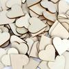 Wooden Hearts, 59 cm, 25-Pack, Unfinished Craft & Table Decor view 1
