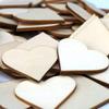 Wooden Hearts, 59 cm, 25-Pack, Unfinished Craft & Table Decor view 2