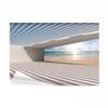 decomonkey Self-Adhesive Photo Wallpaper, Beach and Sea, 196 x 140 cm, Architecture view 1