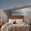decomonkey Self-Adhesive Photo Wallpaper, Beach and Sea, 196 x 140 cm, Architecture view 3