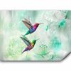 murando - Self-Adhesive Hummingbird Photo Wallpaper, 343 x 256 cm, Bedroom view 1