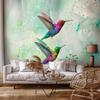 murando - Self-Adhesive Hummingbird Photo Wallpaper, 343 x 256 cm, Bedroom view 2