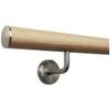 TIBU Pine Stair Handrail, 30–500 cm, with Stainless Steel Brackets view 2