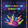 JuNa-Experten 8 Bowling Birthday Invitations with Envelopes, Party Bags, Stickers, Bookmarks & Notepads view 3