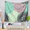 DOTBUY Mandala Wall Tapestry, Hippie Bohemian Psychedelic Indian Design, Small, Fresh, 130 x 150 cm view 1