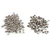 Akozon Double-Cap Rivets, 100 Sets, 8 x 8 mm, Silver view 1