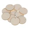 Wooden Discs with Hole for Crafts and Décor, 53 cm Diameter, Pack of 25 view 1