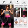 TrainingGirl Hot Neoprene Sauna Shorts with Pocket for Women, Black/Pink, XL (See Last Image) view 4