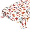 ANRO Oilcloth Tablecloth with Christmas Ornaments, Edged, 160 x 140 cm view 1