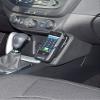 KUDA Phone Mount for Kia Cee'd from 09/2012 – Genuine Leather Phone Console, Black, 043410 view 1