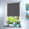 Made-to-Measure Dual Roller Shade, No-Drill Clamp Mount, 180 cm H x 85 cm W, Gray view 2