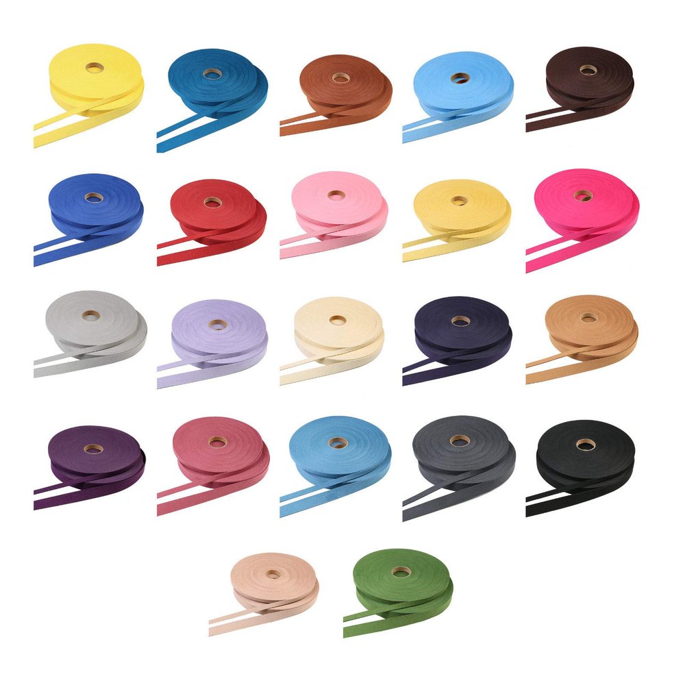 Neotrims Faux Suede Trim, 20 mm x 22 m, Choc Circles