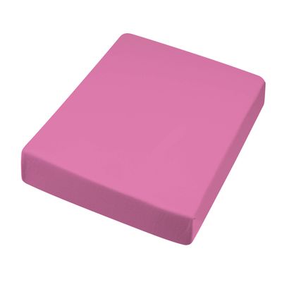 Unbekannt Premium Fitted Sheet 140x200–160x220 cm, Pink