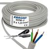 EBROM NYM-J 3x1.5 mm² Sheathed Cable, Gray, 96 m view 1