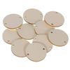 Wood Discs with 2 Holes, 18 cm, Pack of 100 view 1