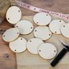 Wood Discs with 2 Holes, 5 cm, Pack of 50 view 2