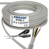 EBROM NYM-J 4x1.5 mm² Sheathed Installation Cable, Gray – 42 m view 1