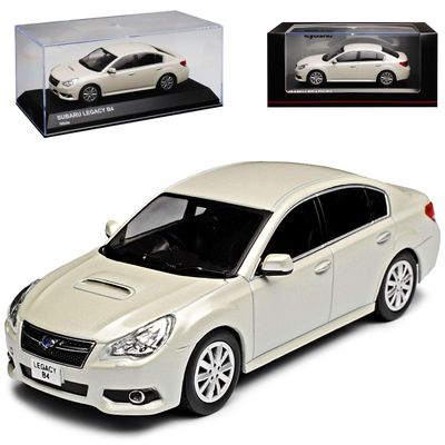 Kyosho Subaru Legacy B4 BM/BR Sedan, White, 2009–2014, 1:43 Model Car