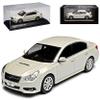 Kyosho Subaru Legacy B4 BM/BR Sedan, White, 2009–2014, 1:43 Model Car view 1