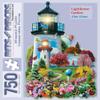 Lighthouse Garden 750-Piece Shaped Jigsaw Puzzle by Alan Giana view 2