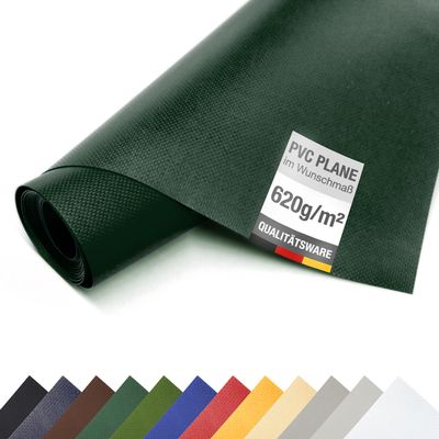 ANKO PVC Tarp, 1.5 m Wide, 620 g/m, Green RAL 6005