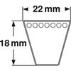 ConCar Wrapped Narrow V-Belt, Profile: SPC 4000 Lw, DIN 7753 view 2